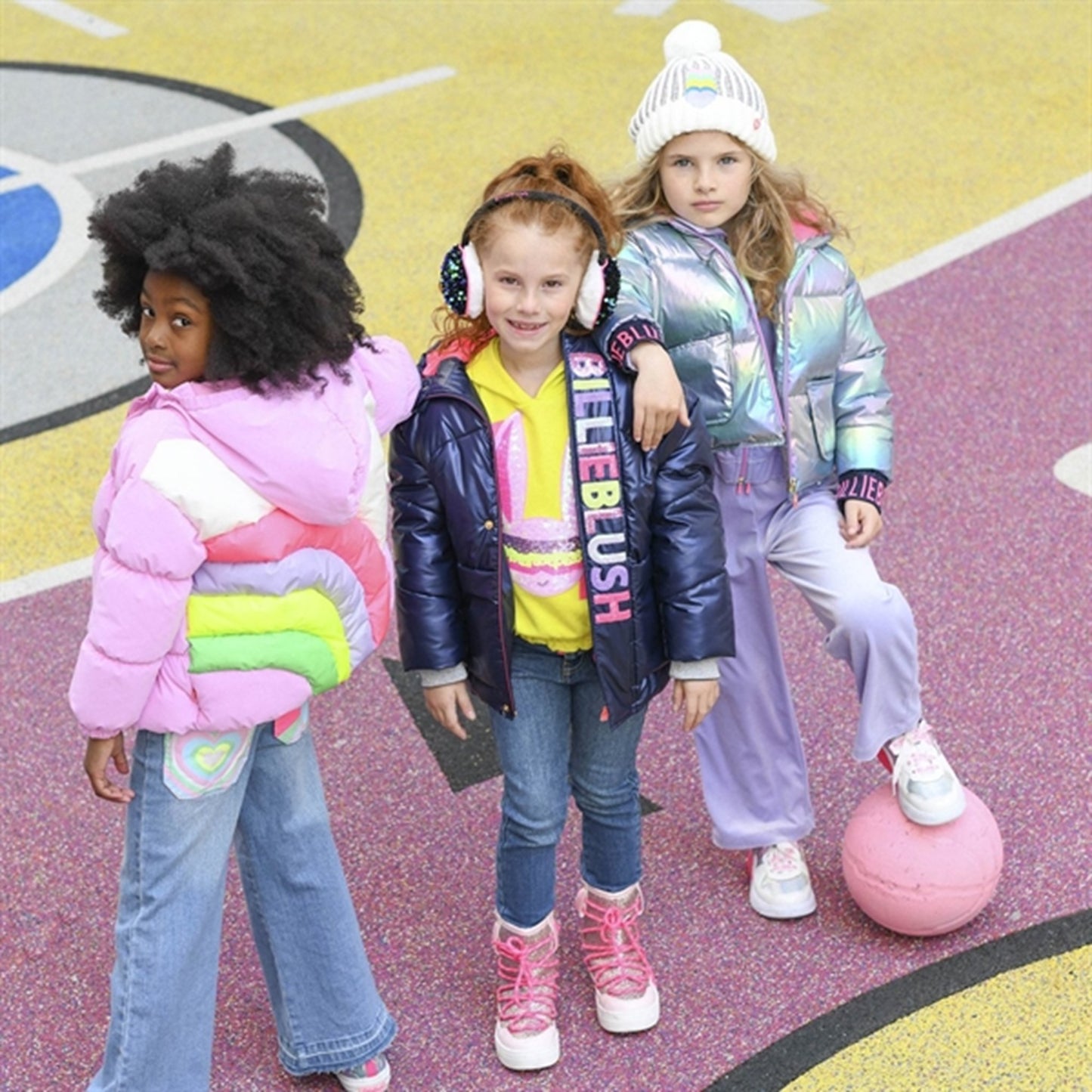 Billieblush Double Stone Bleach Denim Pants