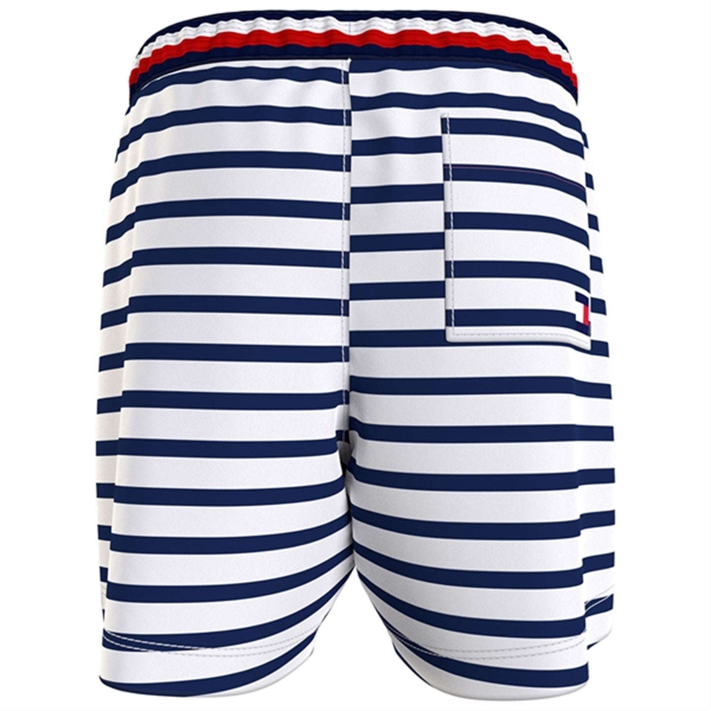 Tommy Hilfiger Medium Drawstring Print Swim Shorts Breton Stripe Navy