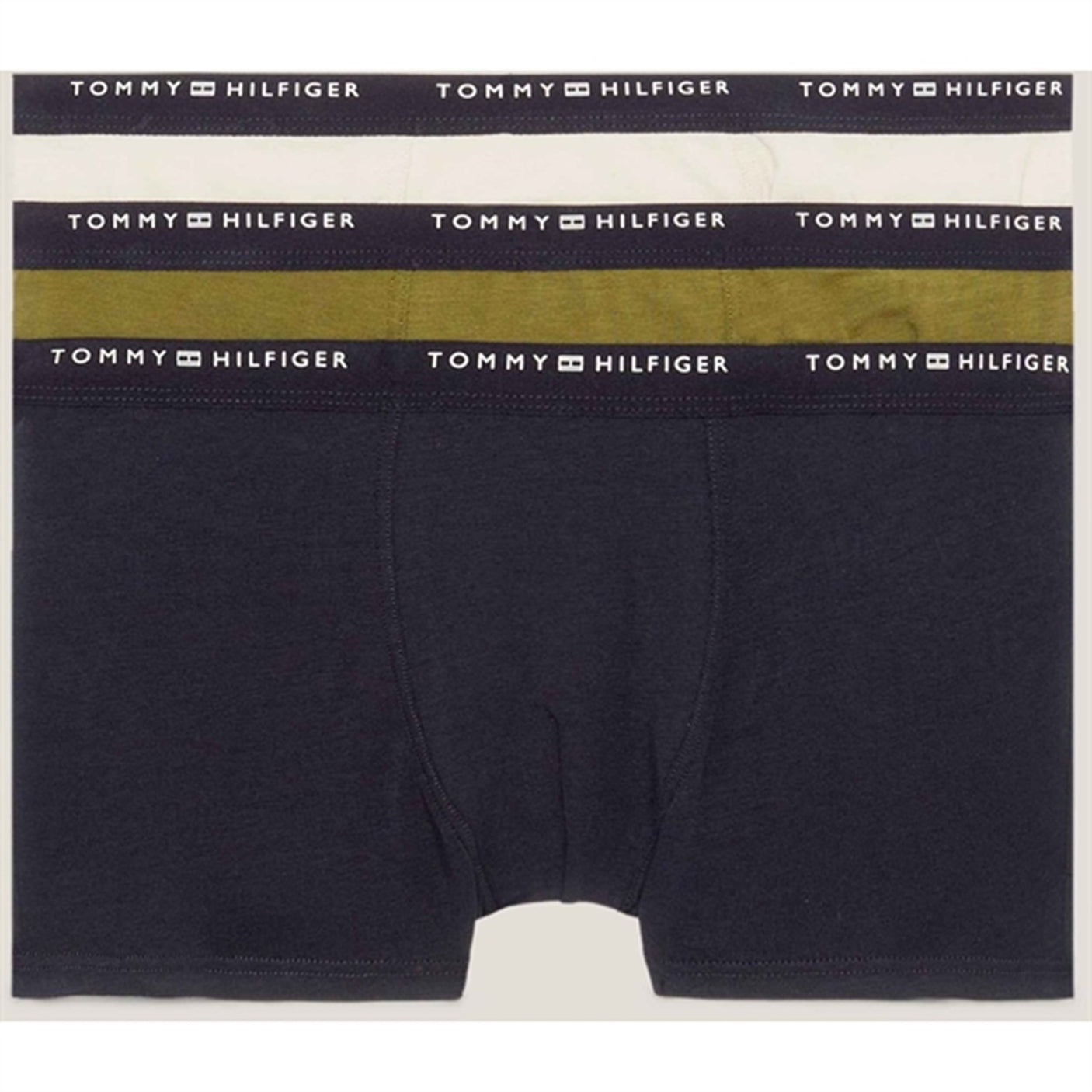 Tommy Hilfiger Trunks 3-Pack Desert Sk/ Put Green/ Cash Creme