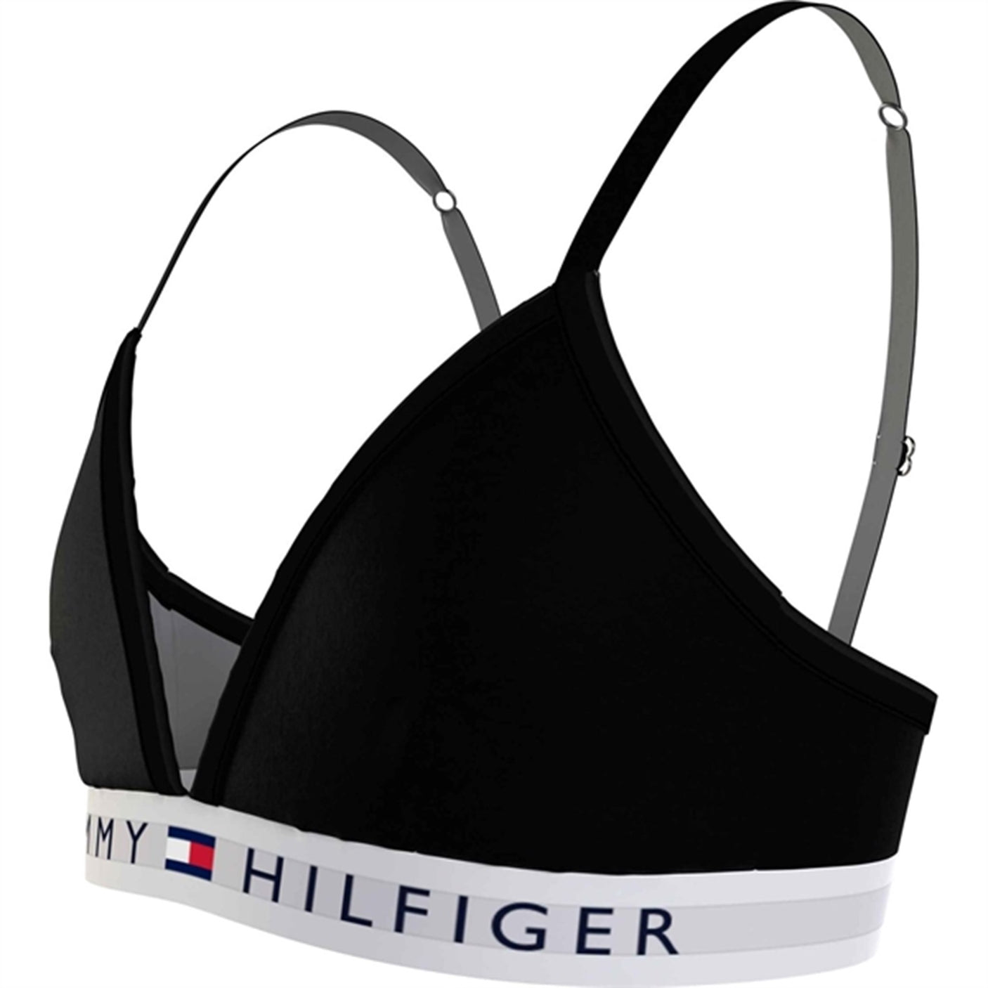 Tommy Hilfiger Padded Triangle Bra Black