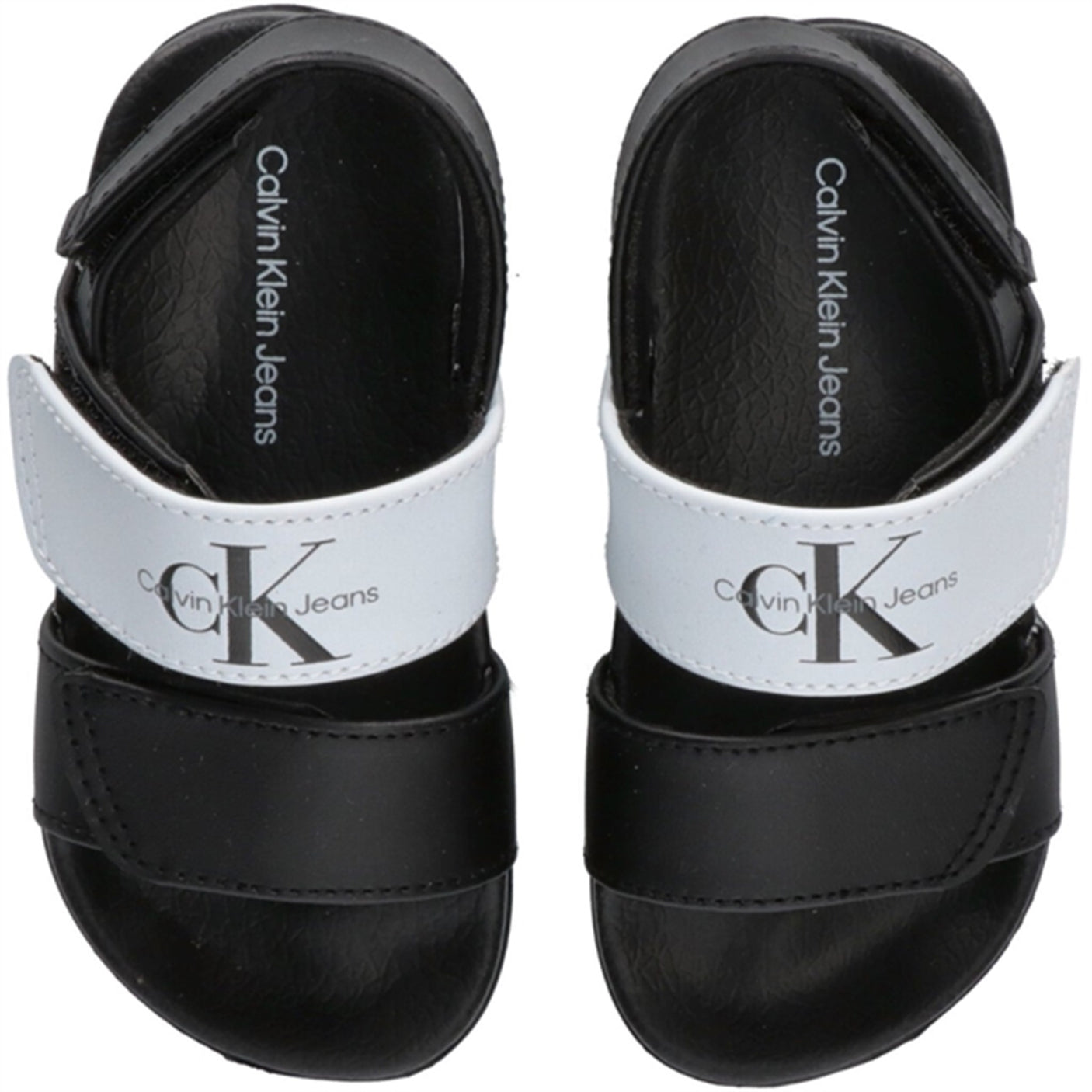 Calvin Klein Velcro Sandal Black/White