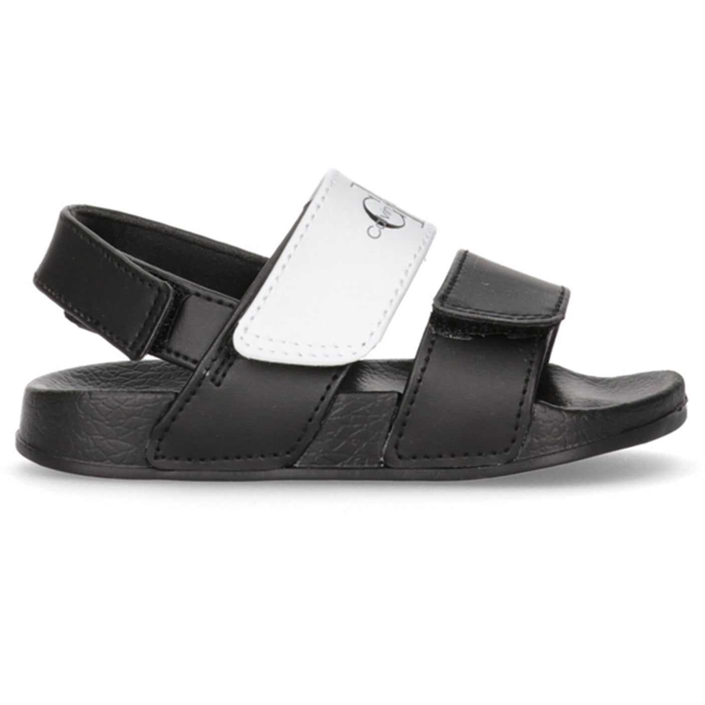 Calvin Klein Velcro Sandal Black/White