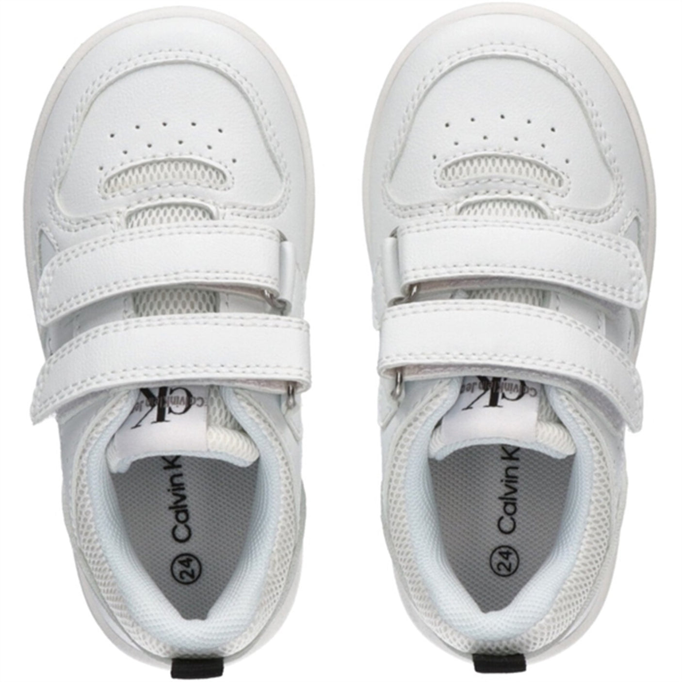 Calvin Klein Low Cut Velcro Sneaker White