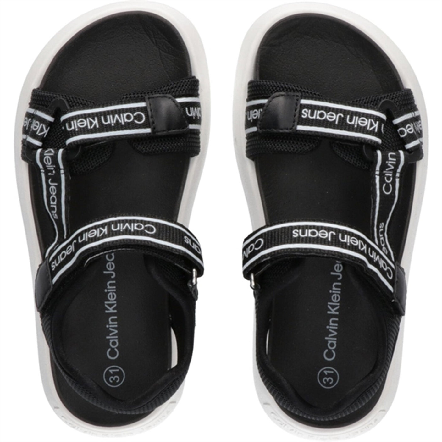 Calvin Klein Velcro Sandal Black