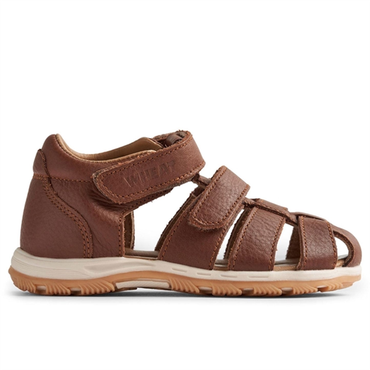 Wheat Sandal Closed Toe Frei S Cognac