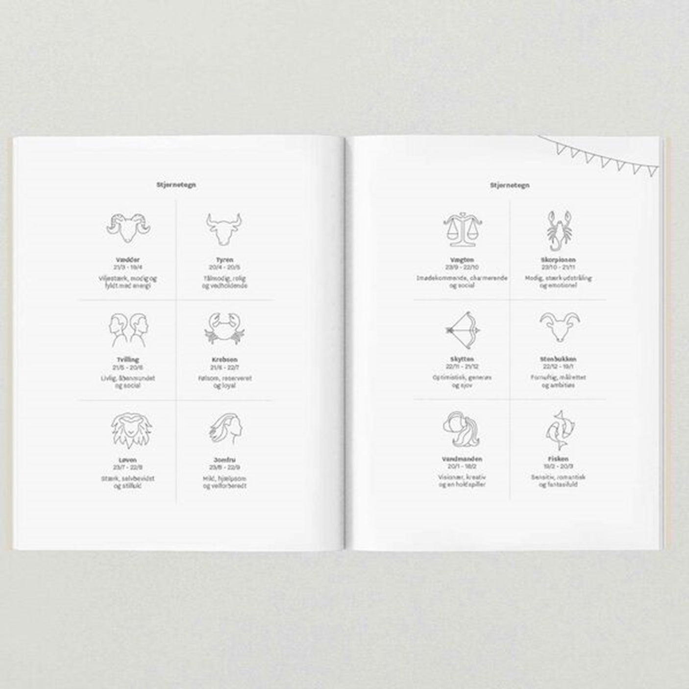 WITHWHITE Fødselsdagsbogen Danish