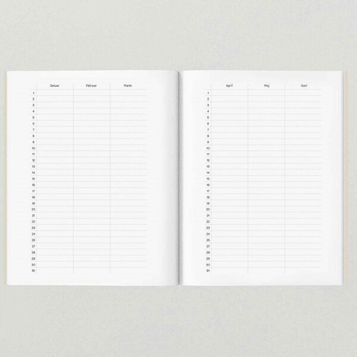 WITHWHITE Fødselsdagsbogen Danish