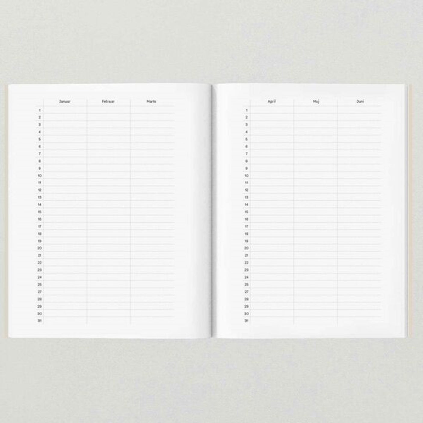 WITHWHITE Fødselsdagsbogen Danish