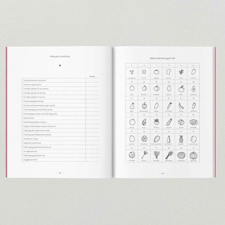 WITHWHITE Graviditetsdagbog Danish