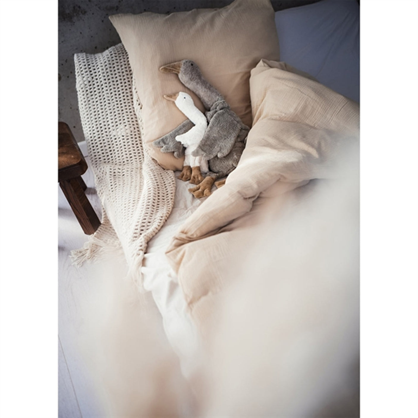 Senger Naturwelt Cuddly Animal Goose Grey Large