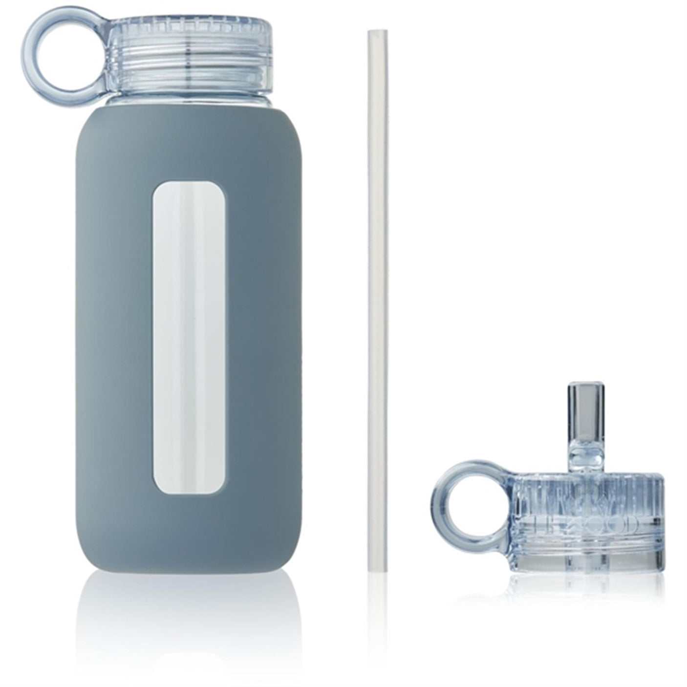 Liewood Yang Water Bottle 350 ml Sea Blue Whale Blue