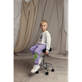 Mini Rodini Grey melange Parrot Embroidery Sweatshirt