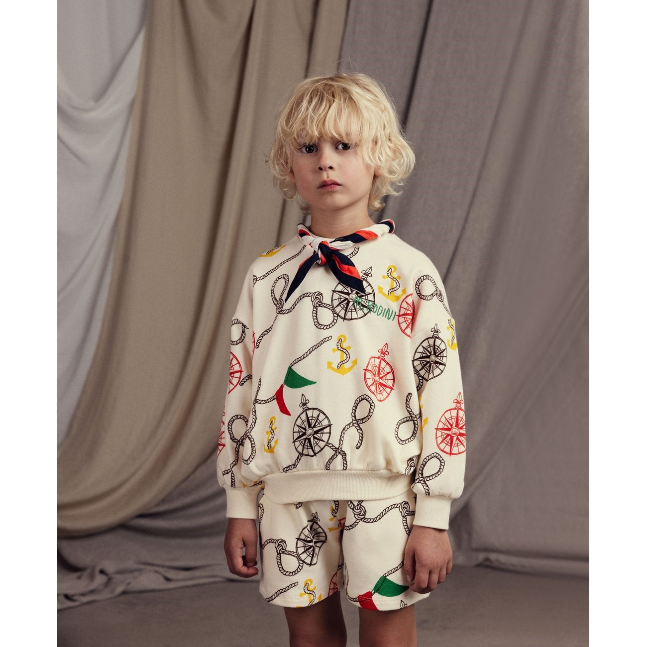 Mini Rodini Multi Nautical AOP Sweatshirt