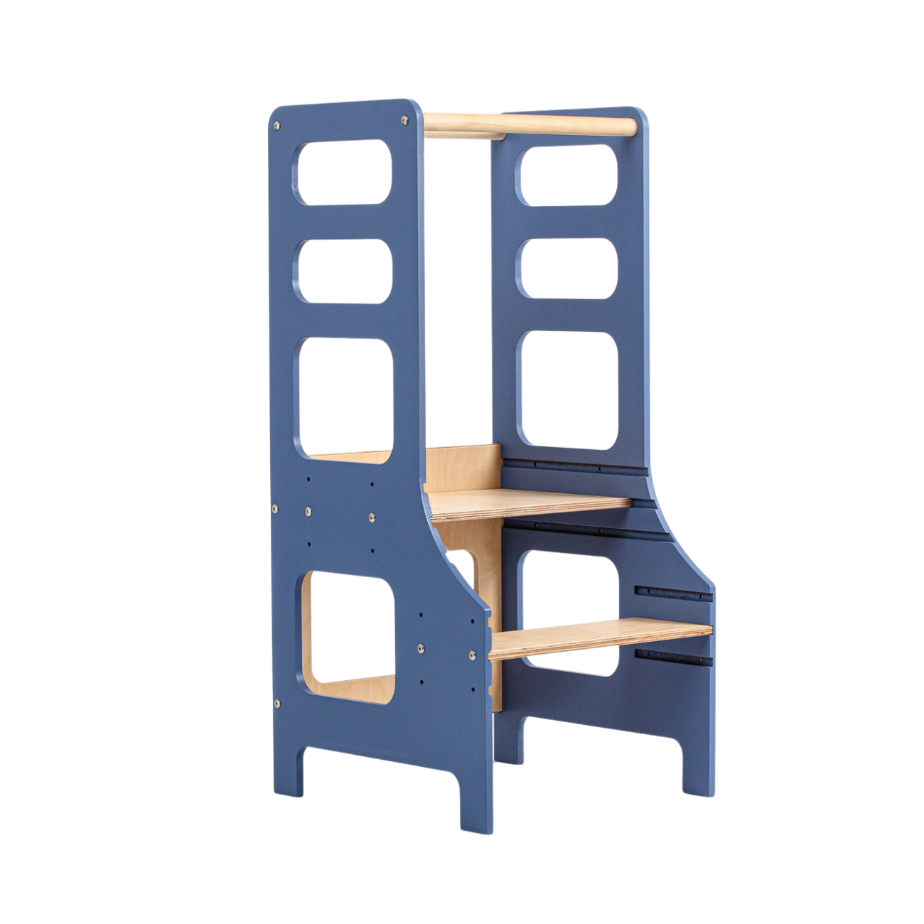 Duck Woodworks Adjustable Kitchen Tower Blue