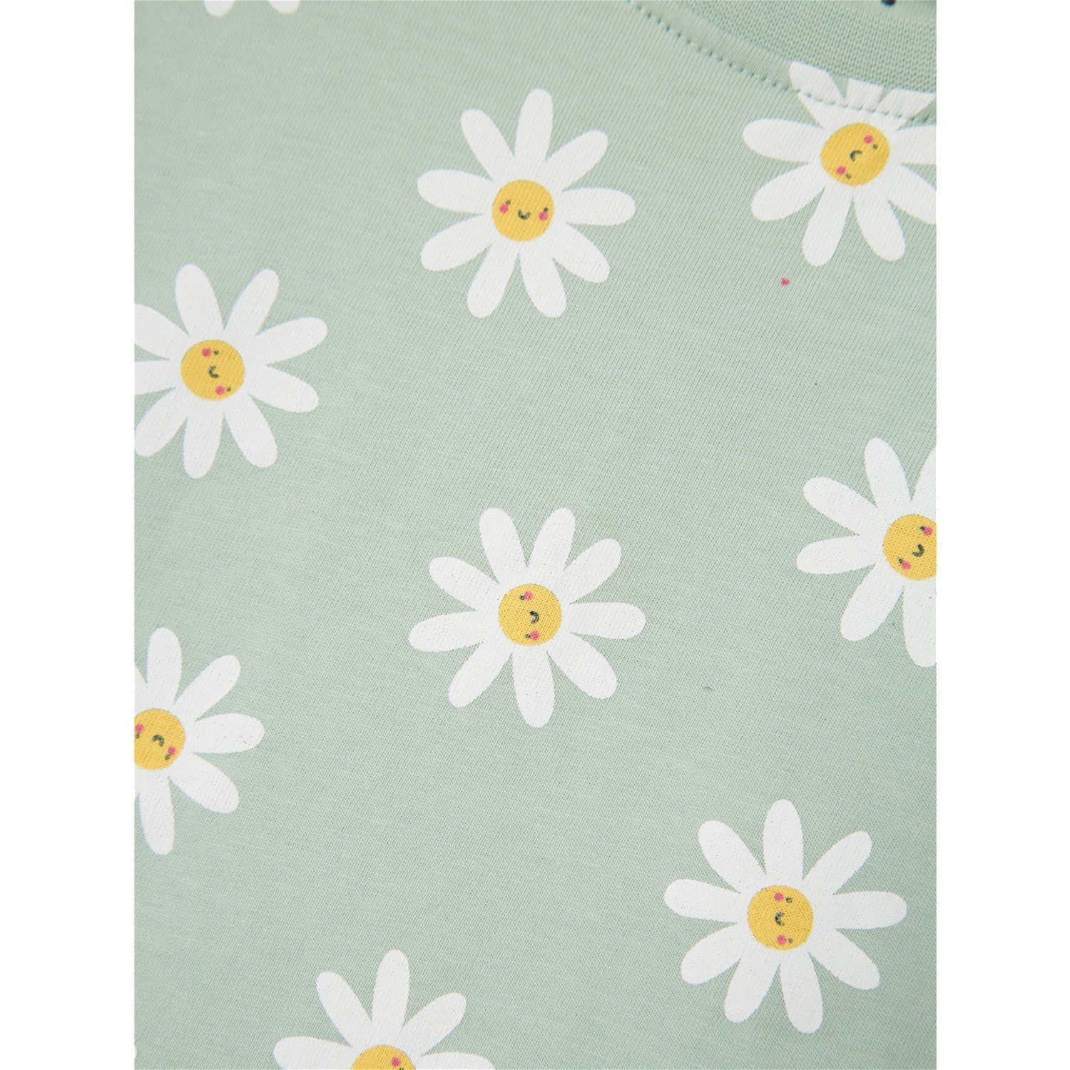 Name It Silt Green Daisy Flowers Vigga T-Shirt