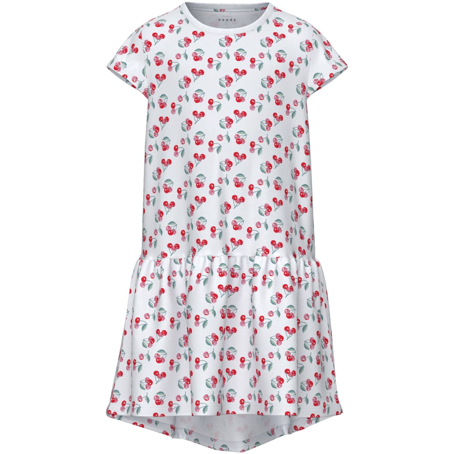 Name It Bright White Cherries Vigga Dress