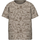 Name It Pure Cashmere Outline Dinosaurs Valther Loose T-Shirt
