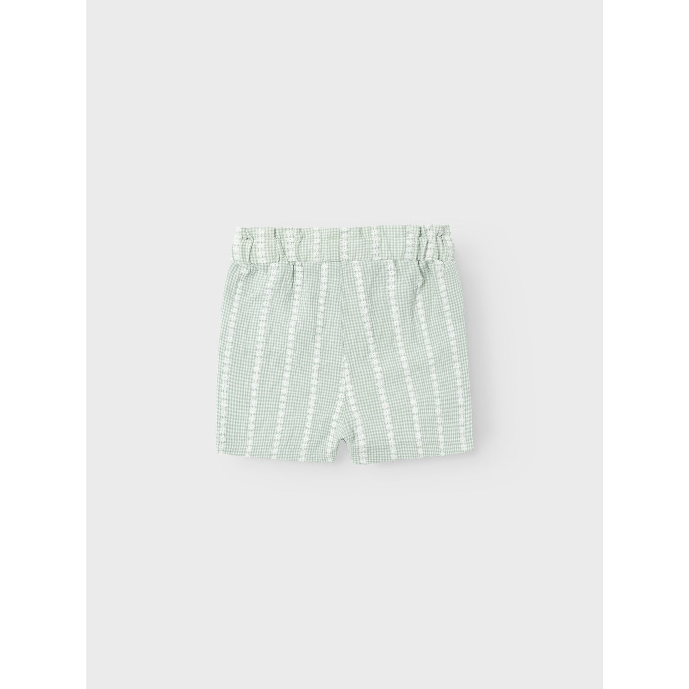 Name It Silt Green Hicheck Shorts
