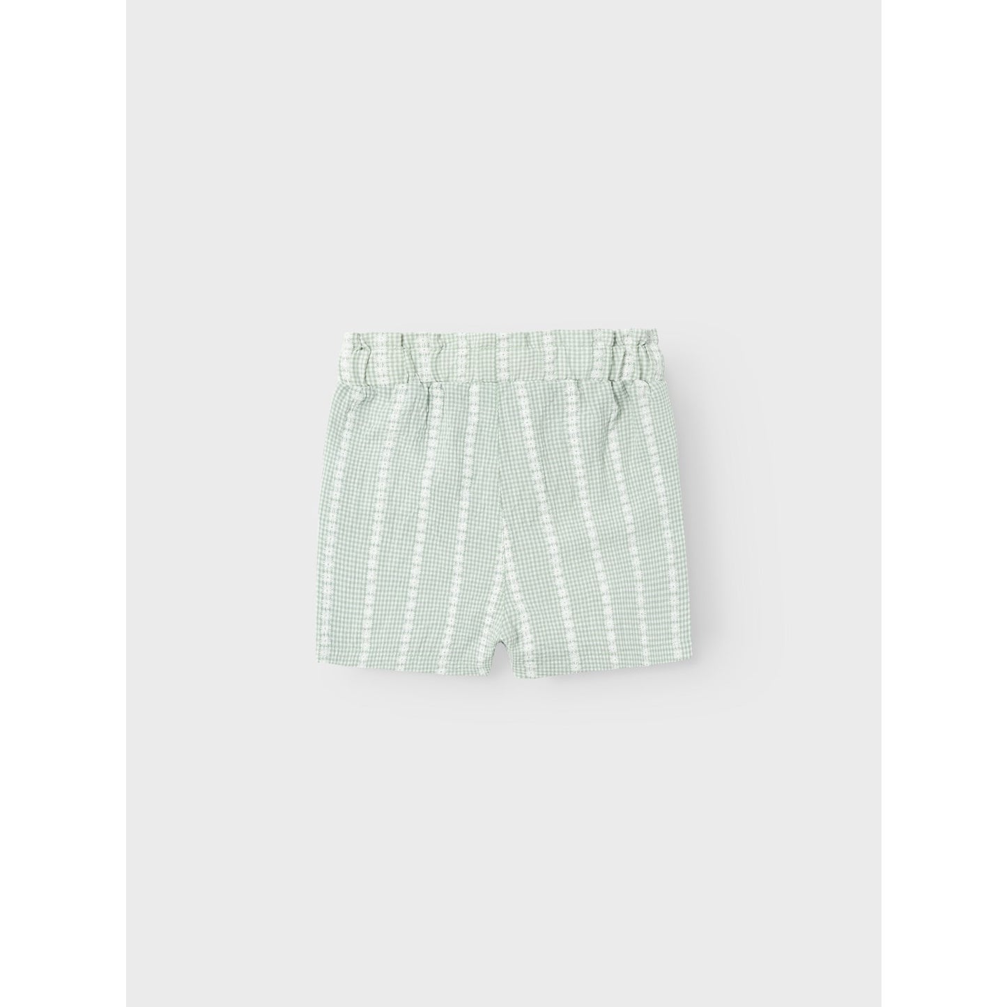 Name It Silt Green Hicheck Shorts