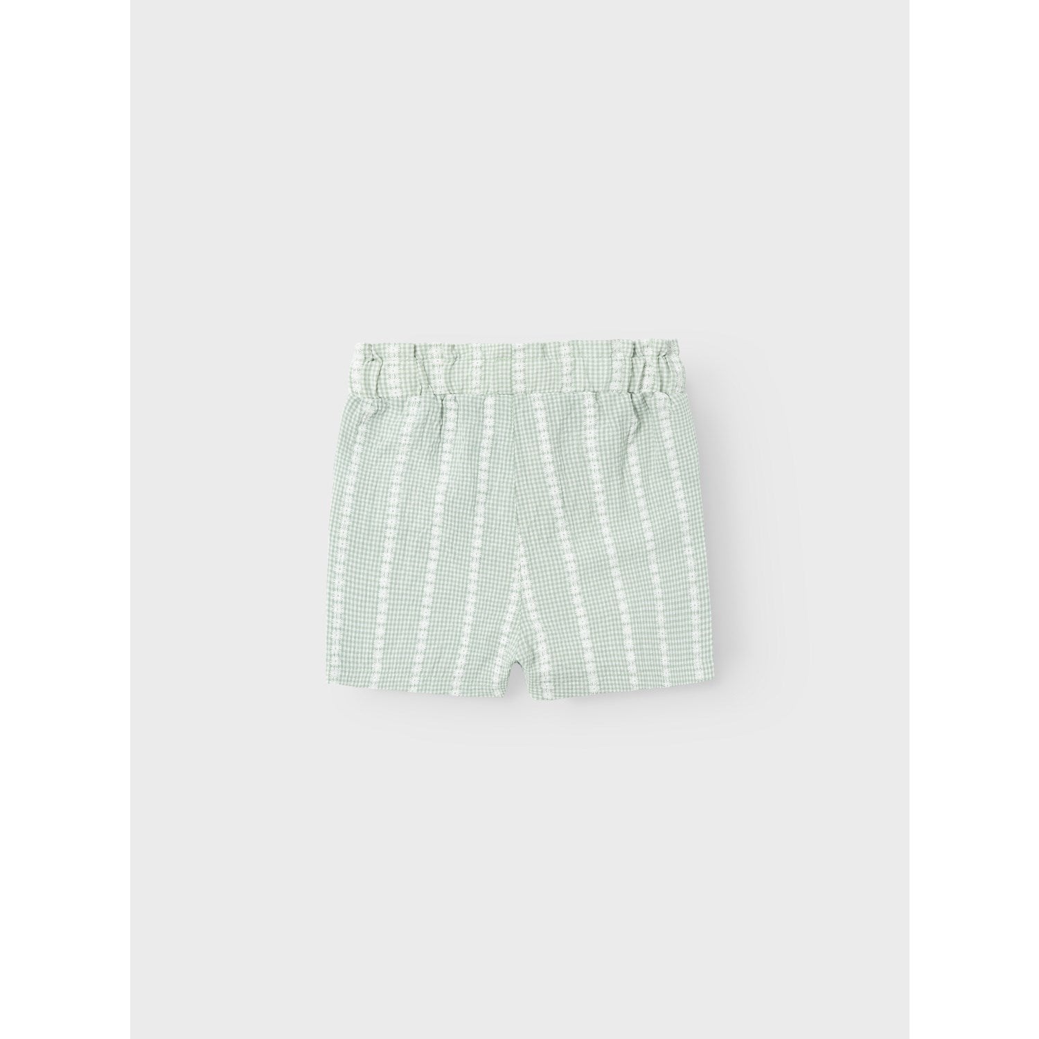 Name It Silt Green Hicheck Shorts