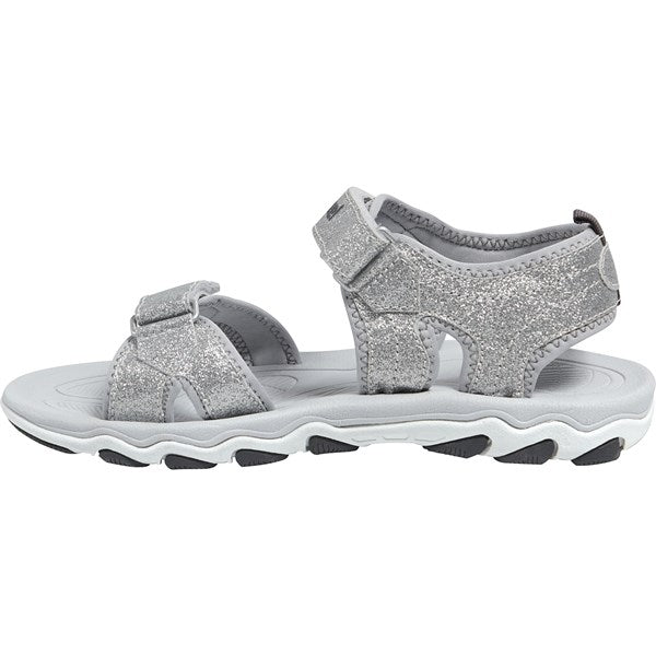 Hummel Sandal Glitter Jr Silver