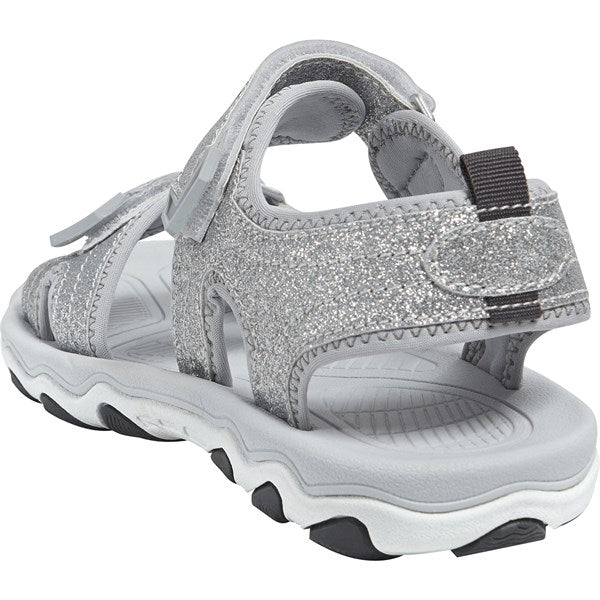 Hummel Sandal Glitter Jr Silver