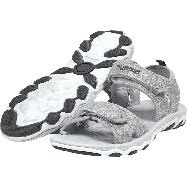 Hummel Sandal Glitter Jr Silver