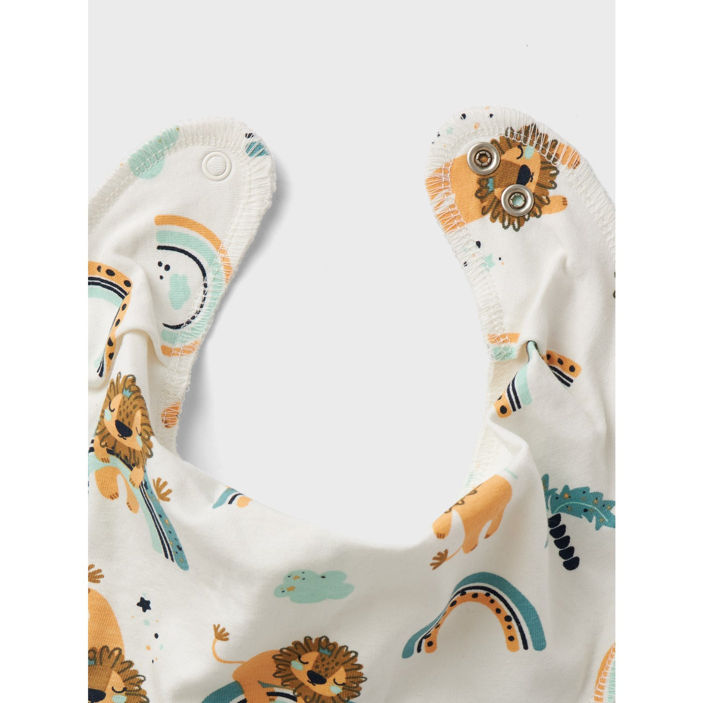 Name It Jet Stream Lions And Rainbows Vroels Scarf Bib