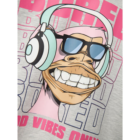 Name It Light Grey Melange Atta Bored Of Directors T-Shirt