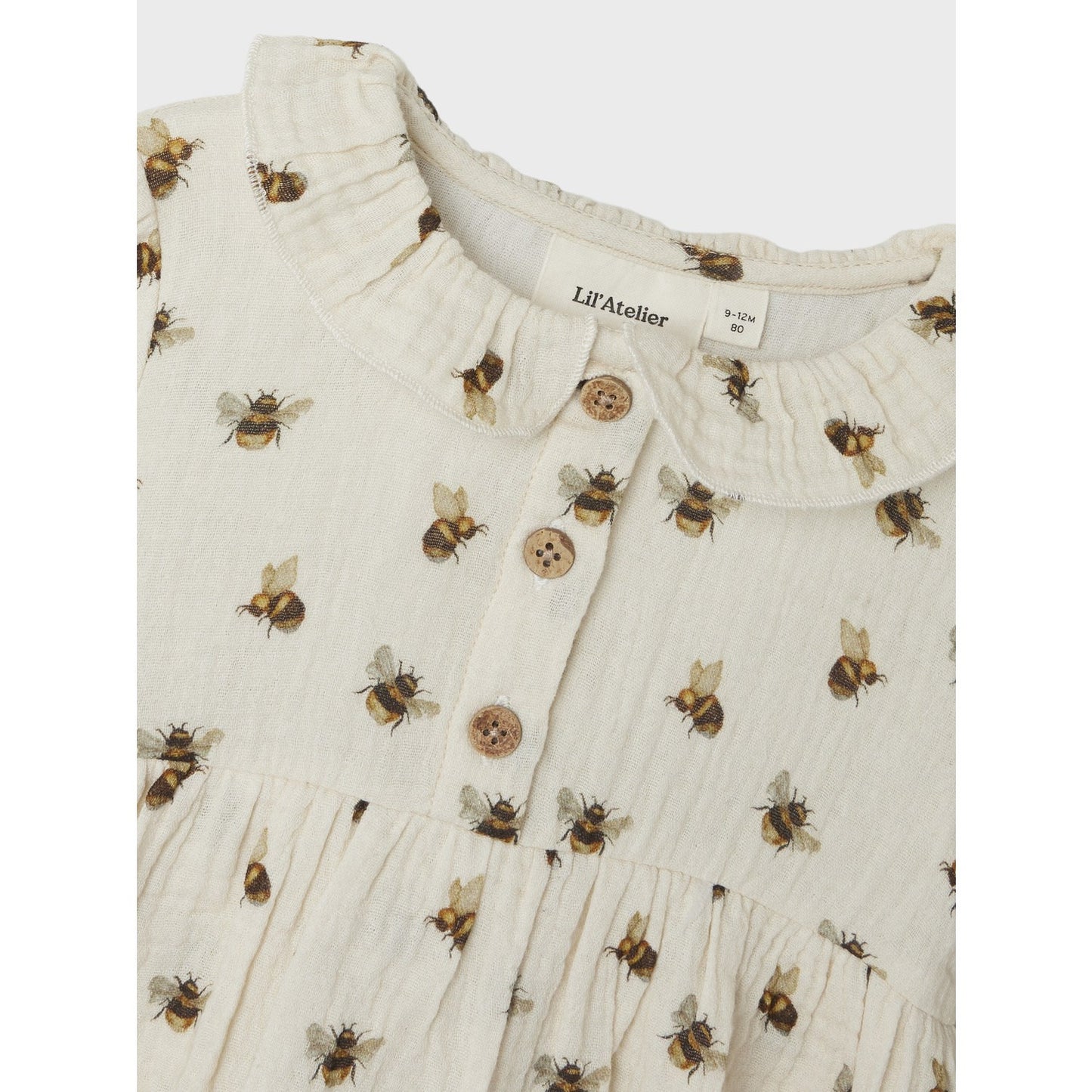 Lil'atelier turtledove himli loose body dress