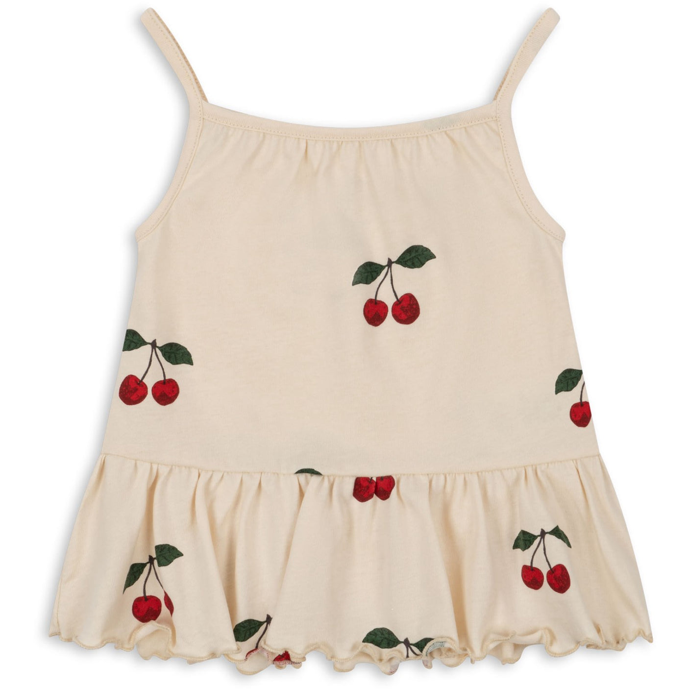 Konges Sløjd Ma Grande Cerise Lin Frill Strop Top