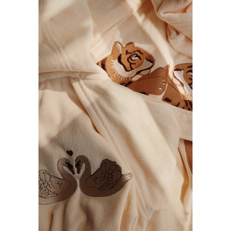 Konges Sløjd Terry Bathrobe w. Embroidery Tiger