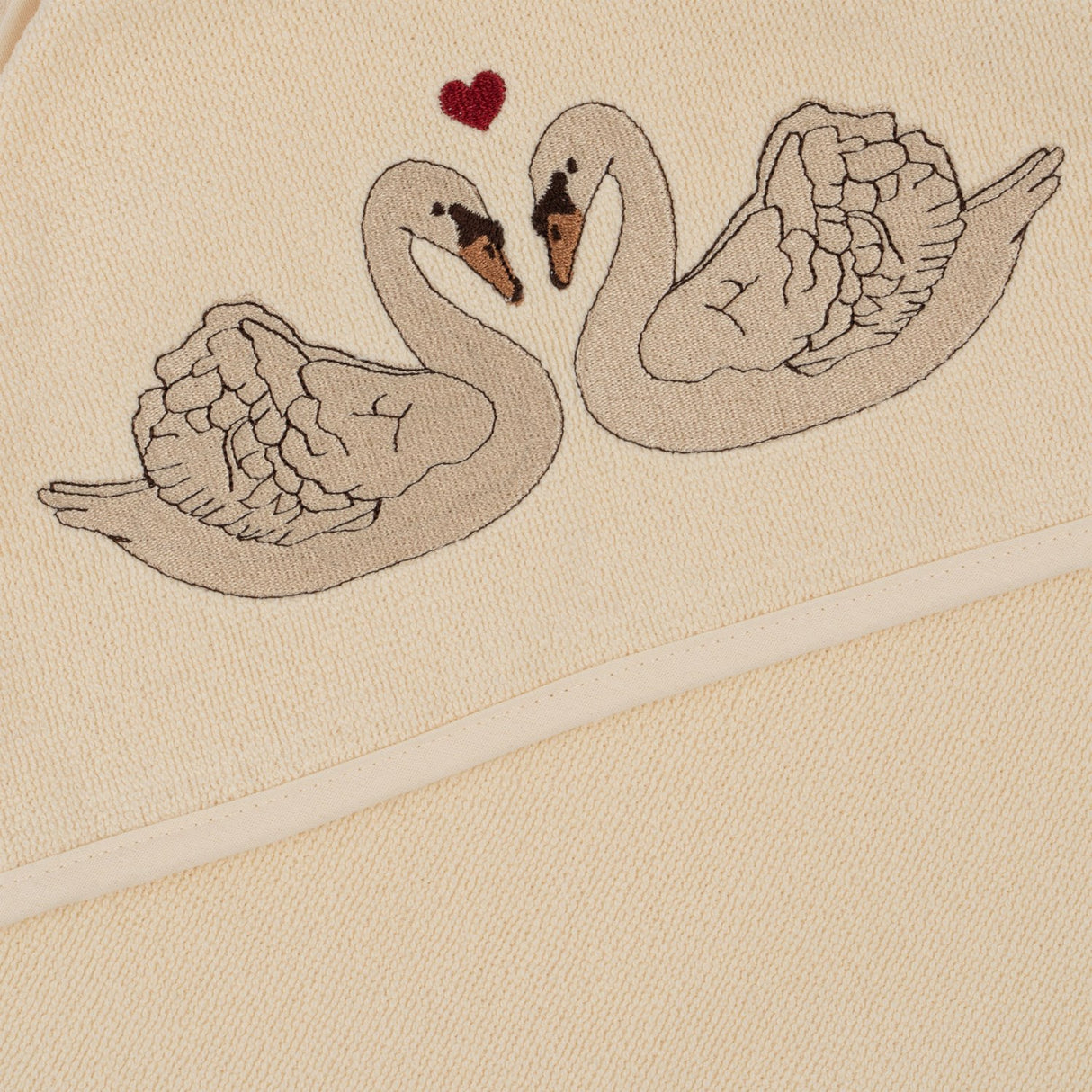 Konges Sløjd Terry Towel w. Embroidery Swan