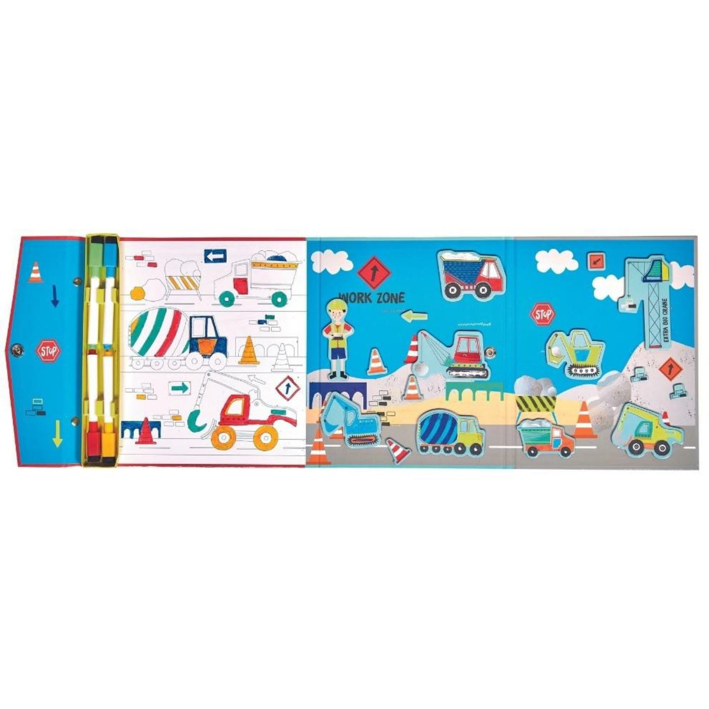 Floss & Rock Construction Magnetisk Multi Play