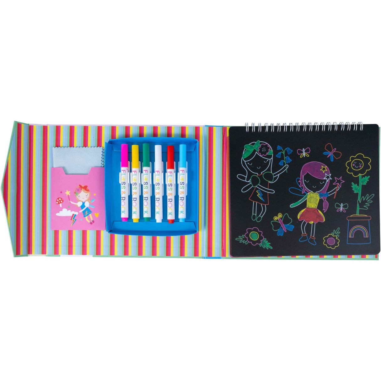 Floss & Rock Tavle skitsebog Rainbow Fairy