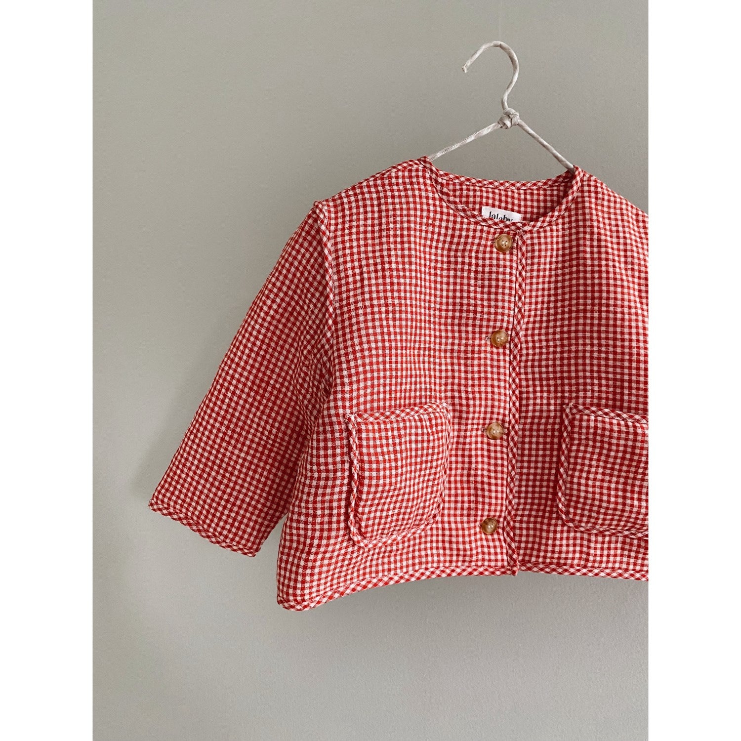 Lalaby Cherry Check Frey Jacket
