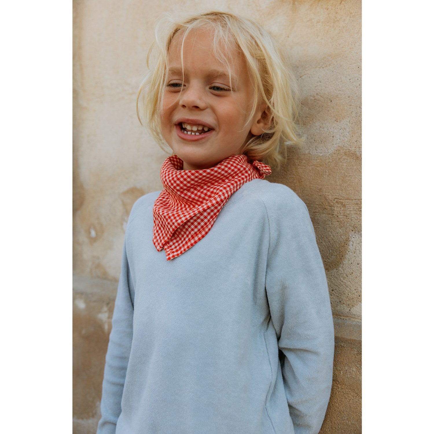 Lalaby Cherry Check Vera Scarf