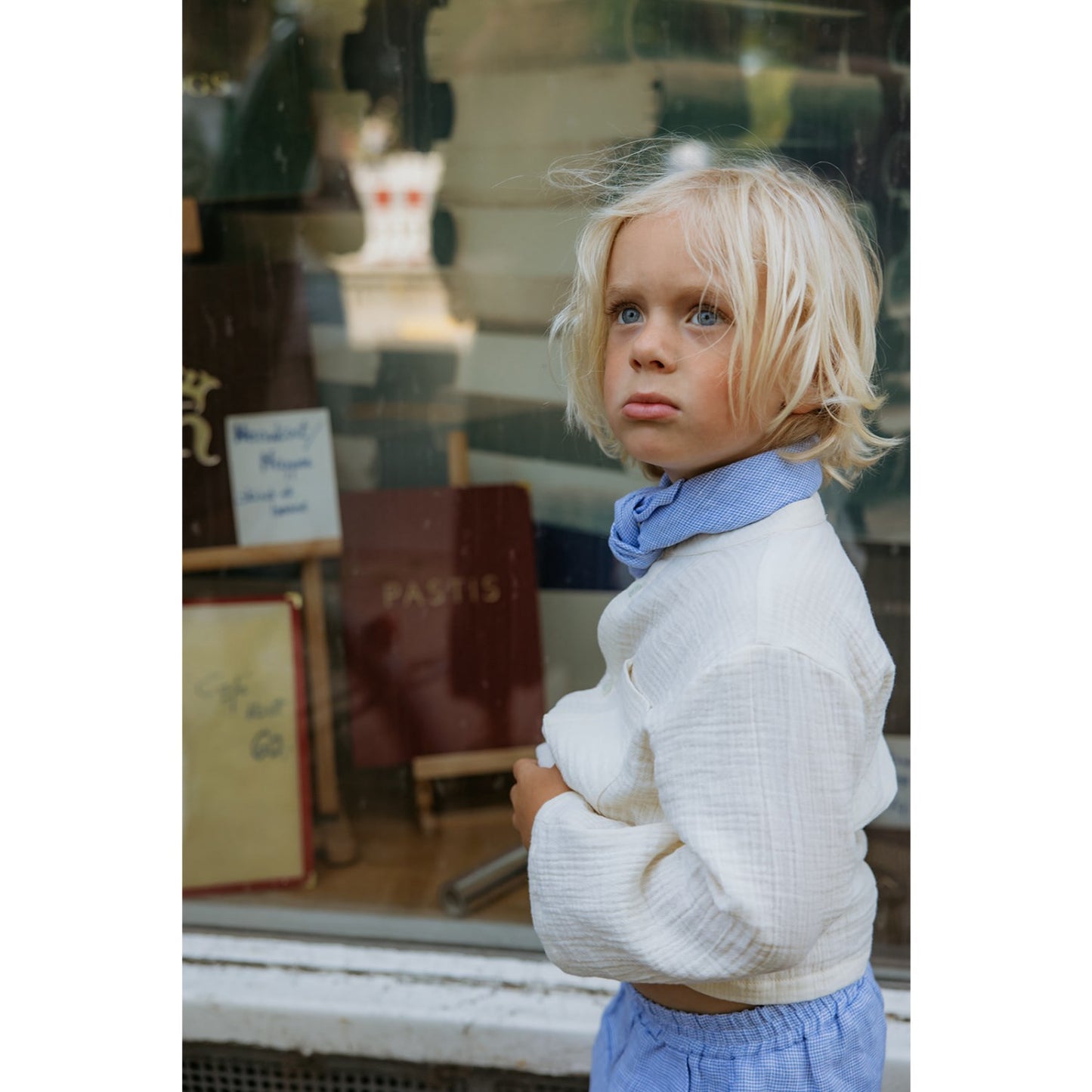 Lalaby Pepita Check Vera Scarf