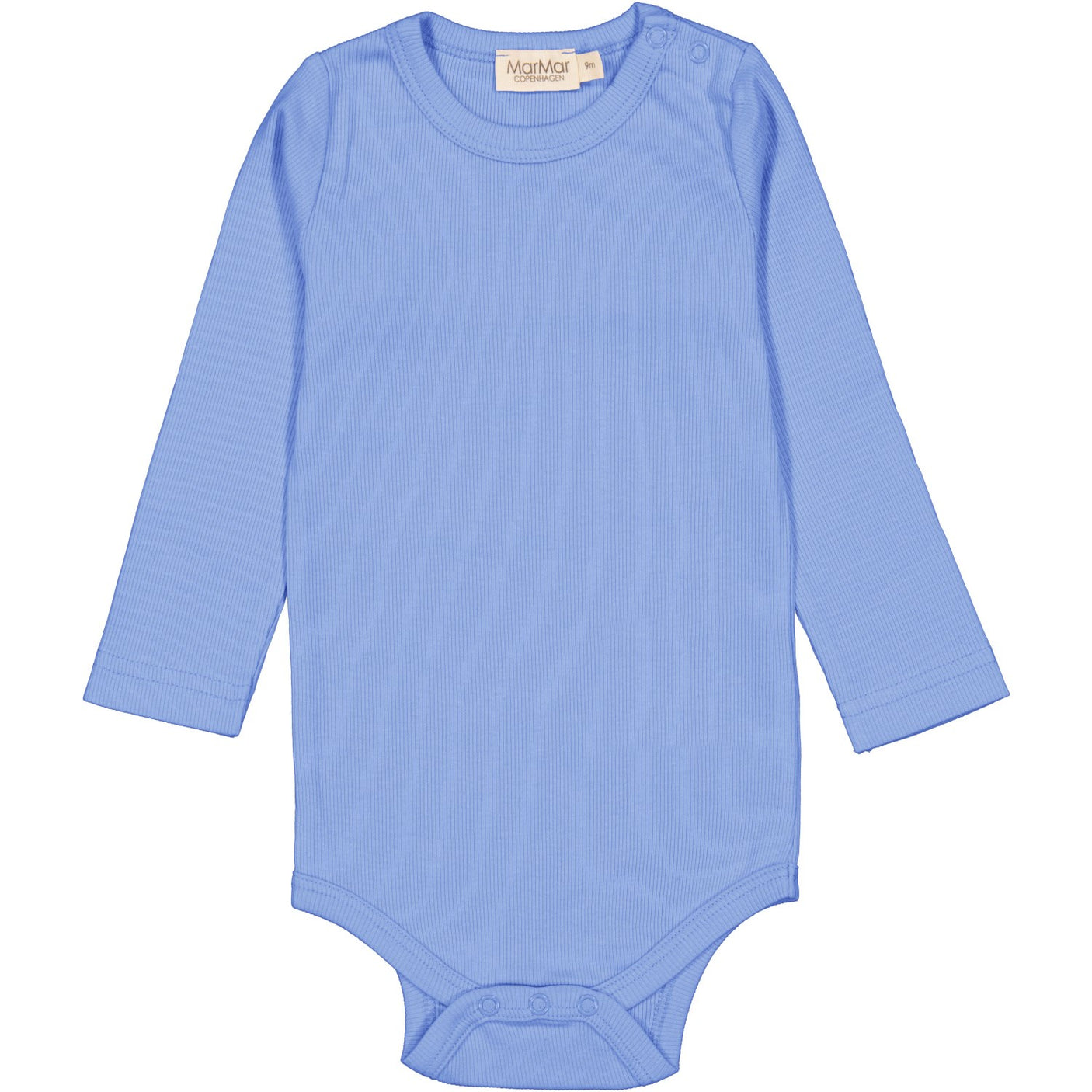 MarMar Modal Fine Rib Cornflower Plain Body