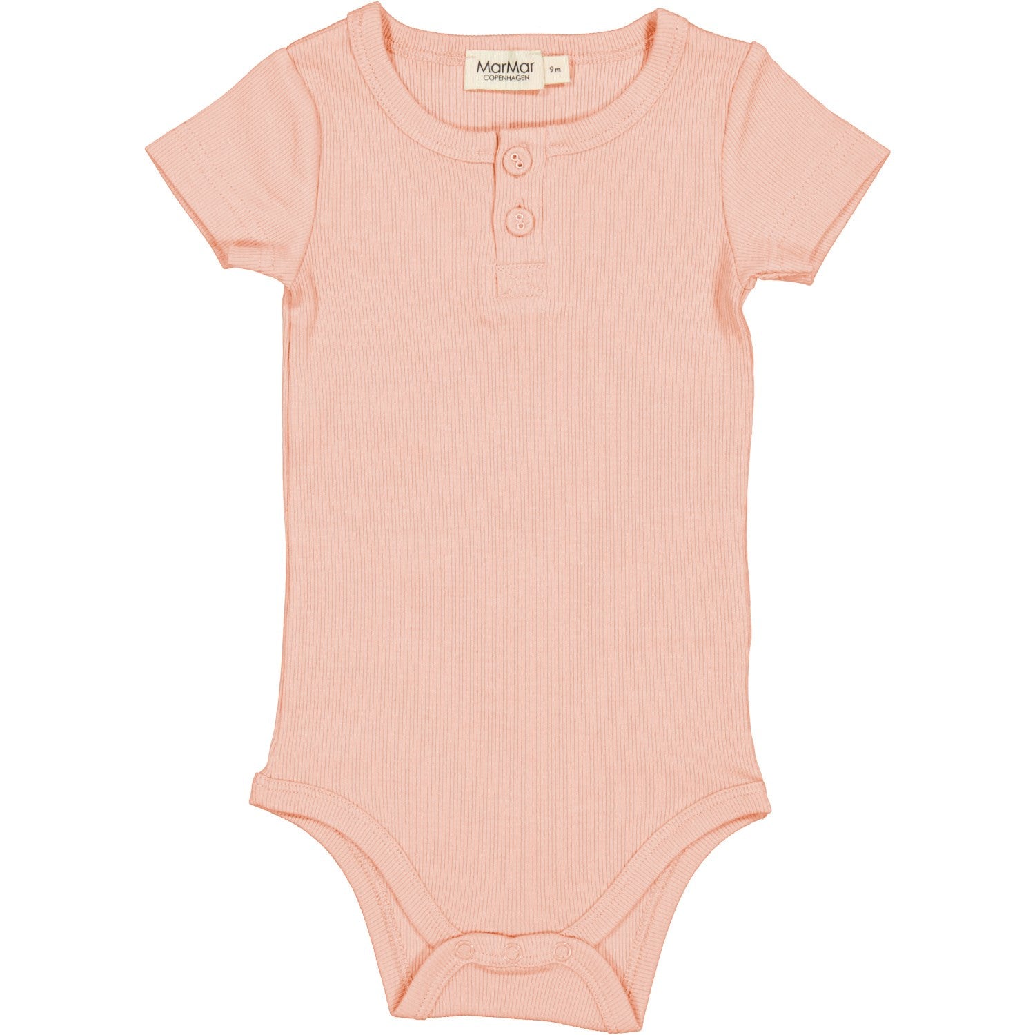 MarMar Modal Fine Rib Soft Coral Body