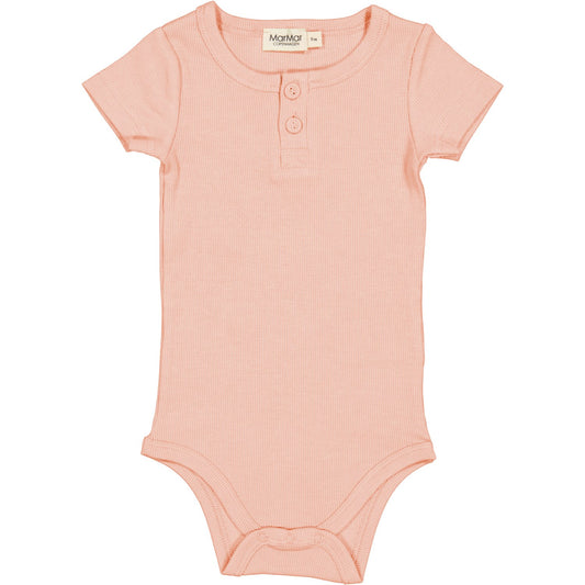 MarMar Modal Fine Rib Soft Coral Body