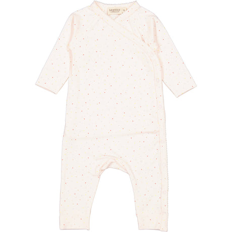 MarMar New Born Modal Smooth Print Sprinkle Blue Rulo Onesie