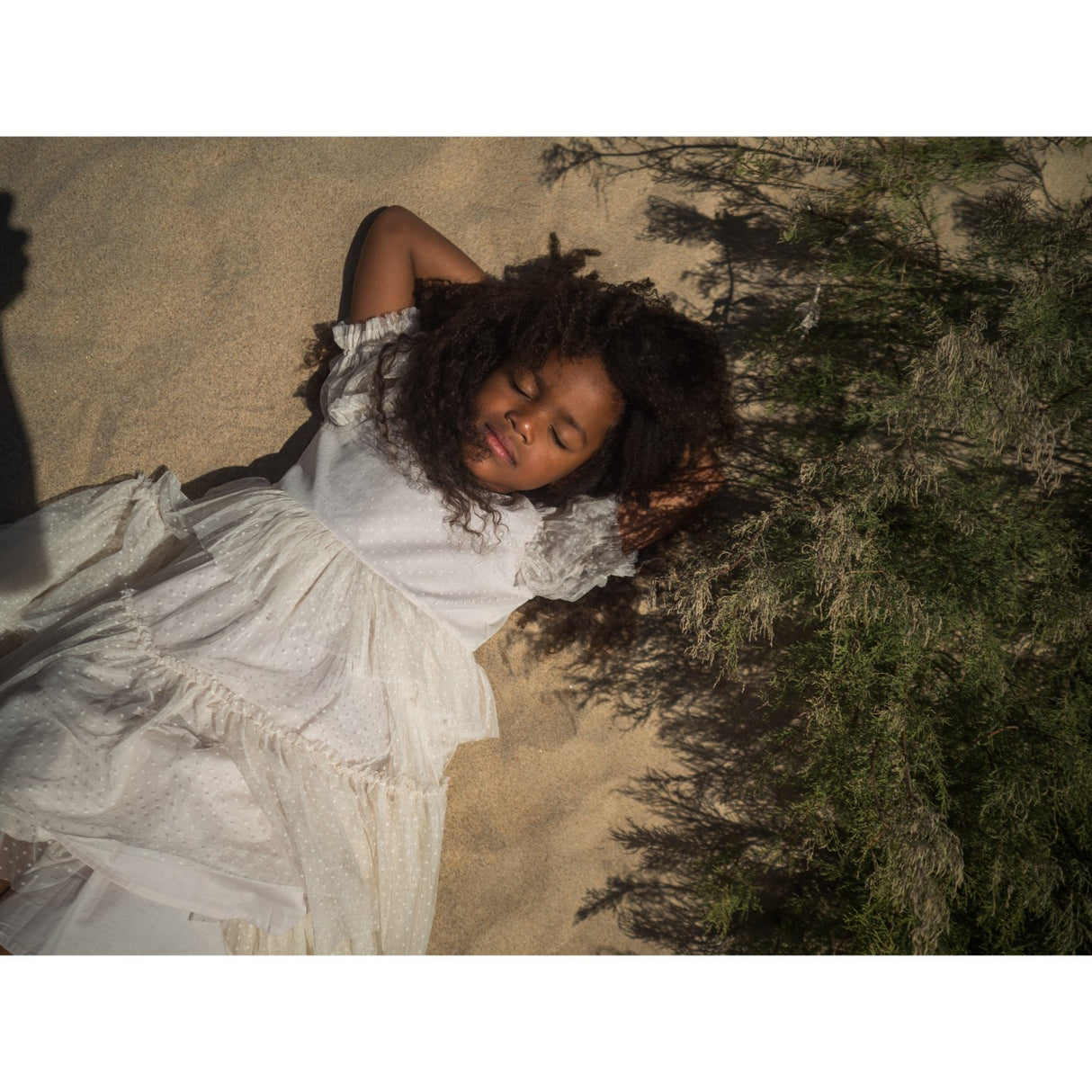 MarMar Tulle Dotty Vanilla Doth Dress