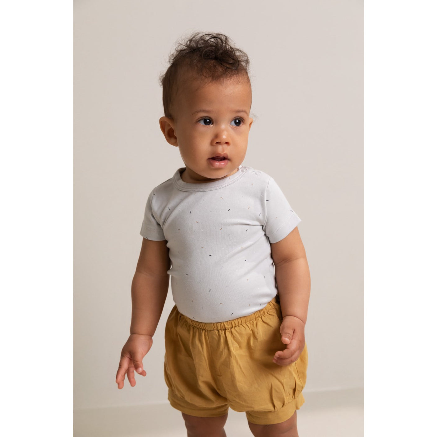 MarMar Modal Smooth Print Sprinkle Blue Plain Body