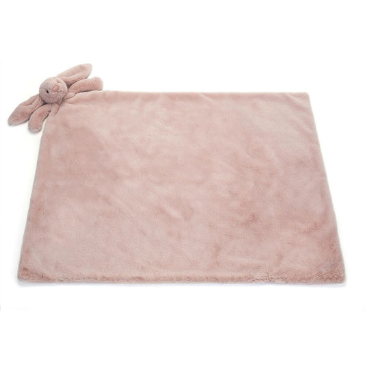 Jellycat Bashful Luxe Bunny Rosa Blankie