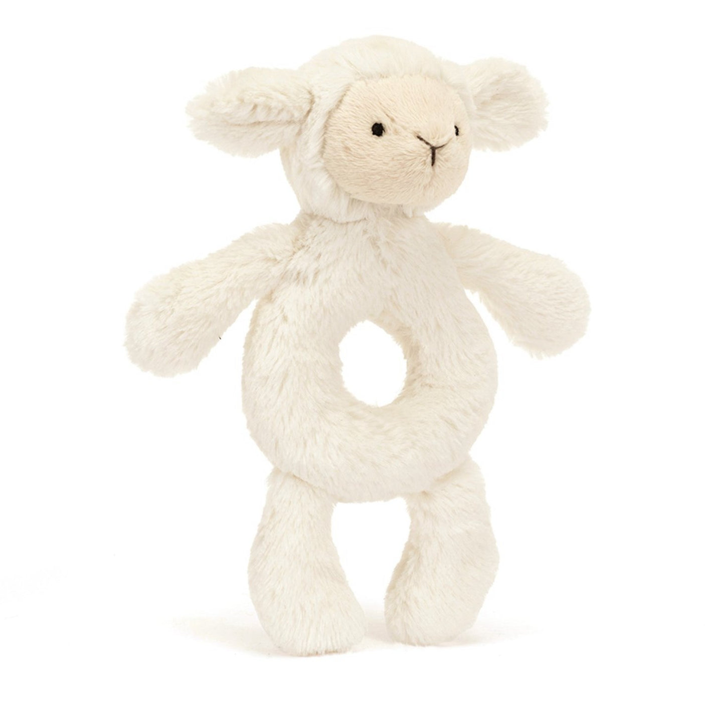 Jellycat Bashful Lamb Ring Rattle