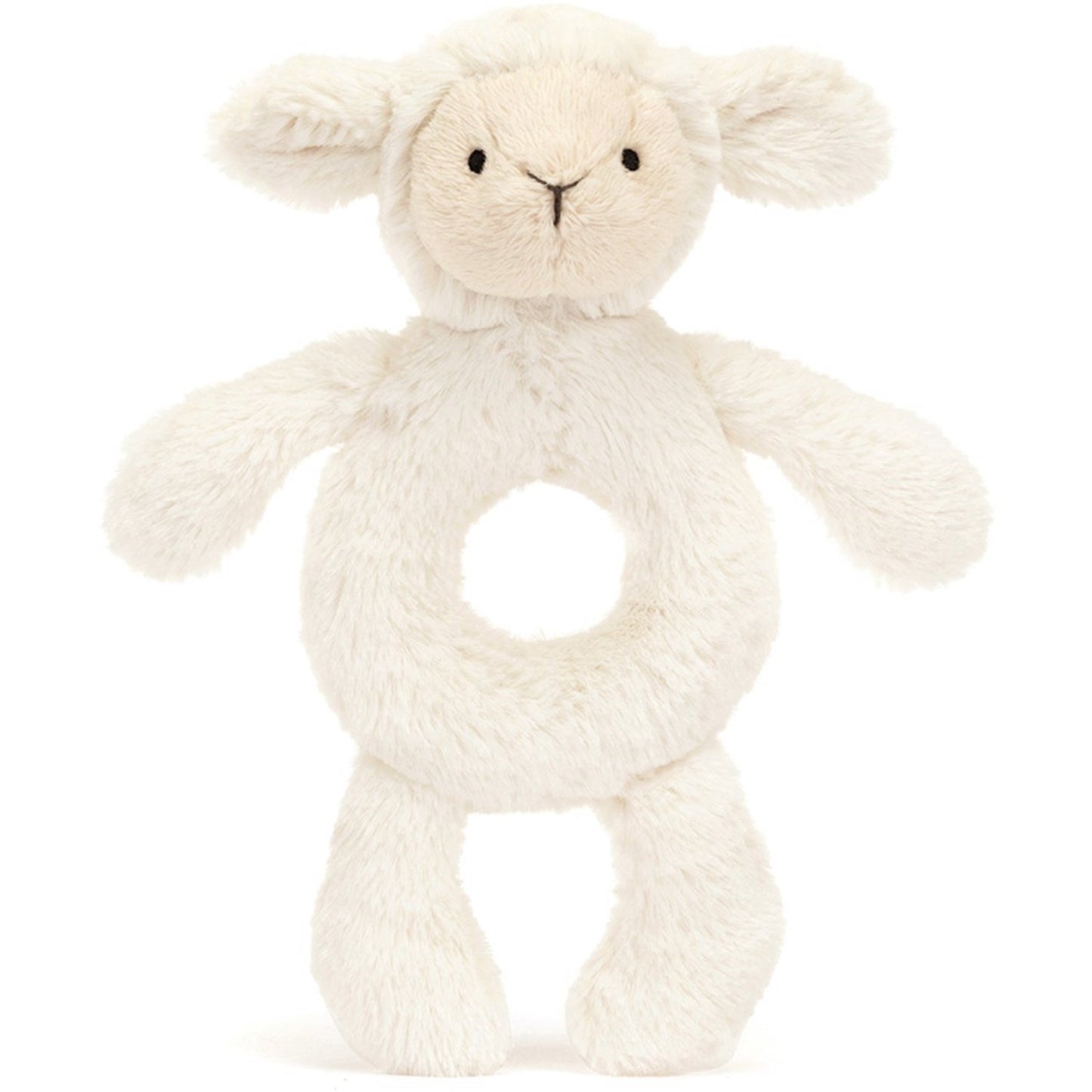 Jellycat Bashful Lamb Ring Rattle