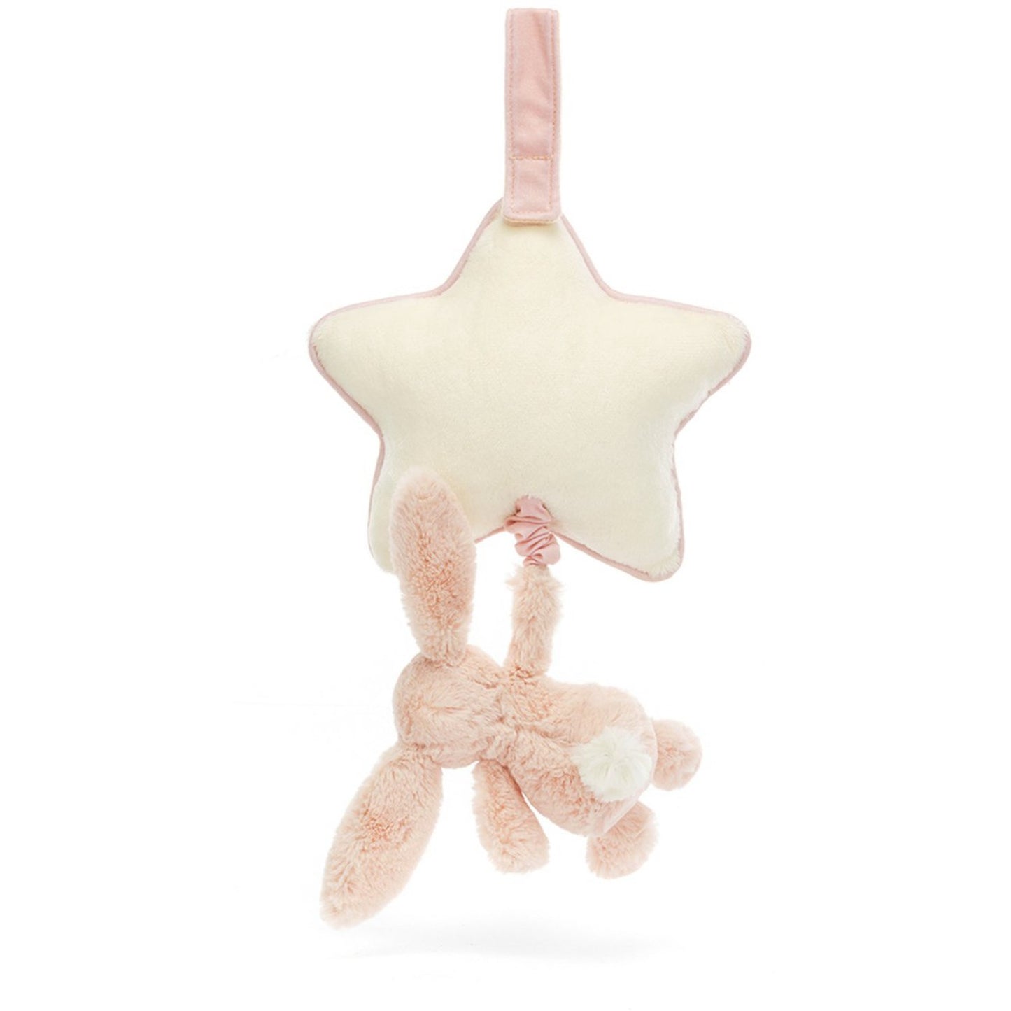 Jellycat Bashful Blush Bunny Musical Pull