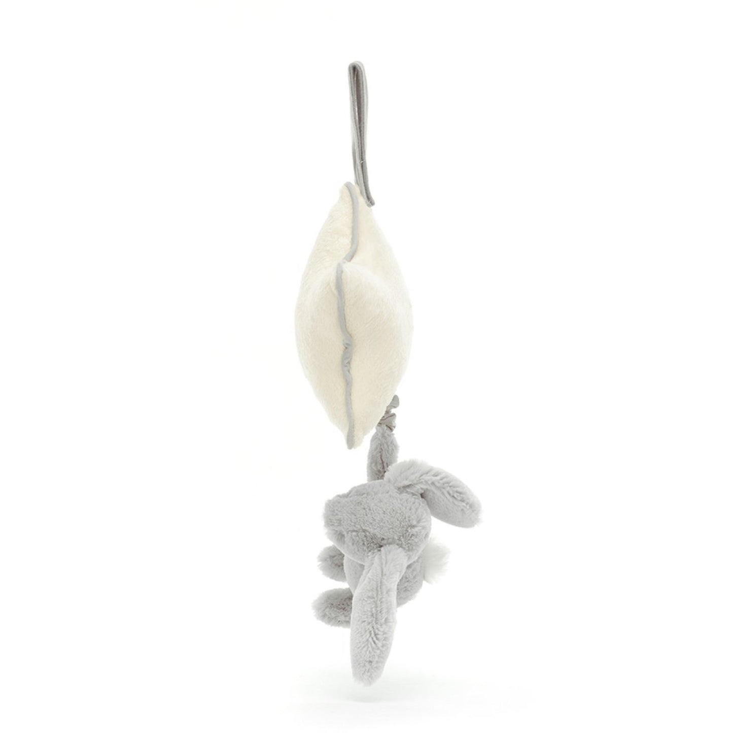 Jellycat Bashful Silver Bunny Musical Pull