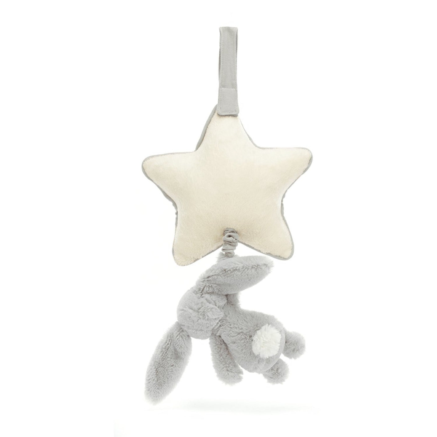 Jellycat Bashful Silver Bunny Musical Pull